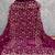 magenta embroidered georgette unstitched dress material 