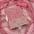 pink embroidered georgette unstitched dress material 