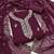 magenta embroidered georgette unstitched dress material 