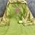 green weaved shimmer silk unstitched dress material 