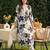 Women Floral Printed Regular Kurta with Trousers