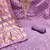 lavender weaved shimmer silk unstitched dress material 