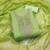 green weaved jacquard unstitched dress material 