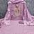 lavender weaved jacquard unstitched dress material 