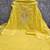 yellow  weaved jacquard unstitched dress material 
