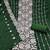 green embroidered georgette unstitched dress material 