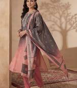 Women Bandhani Embroidered Regular Sequinned Kurta with Trousers & With Dupatta
