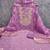 lavender weaved shimmer silk unstitched dress material 
