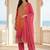 Women Ethnic Motifs Printed Regular Sequinned Kurta with Trousers & With Dupatta