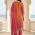 Women Ethnic Motifs Printed Regular Sequinned Kurta with Trousers & With Dupatta