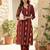 Women Printed Regular Pure Cotton Kurta with Trousers