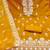 mustard embroidered pv roman silk unstitched dress material 
