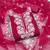 pink embroidered pv roman silk unstitched dress material 