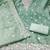 sea green embroidered jalpari cotton unstitched dress material 