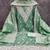 sea green embroidered jalpari cotton unstitched dress material 