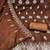 brown embroidered vichitra silk unstitched dress material 