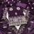 purple embroidered vichitra silk unstitched dress material 