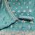 sea green embroidered vichitra silk unstitched dress material 