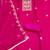 pink embroidered viscose satin unstitched dress material 
