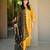 Yellow roman embroidered palazzo suit set