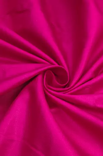 pink embroidered viscose satin unstitched dress material 