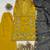 Yellow roman embroidered palazzo suit set