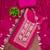 pink embroidered viscose satin unstitched dress material 