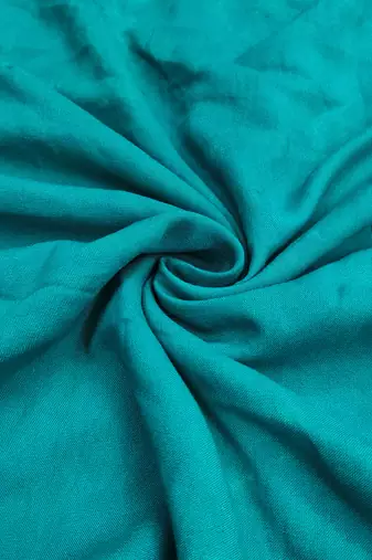 sea green embroidered viscose satin unstitched dress material 