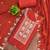 rust embroidered viscose satin unstitched dress material 