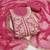 pink embroidered p v silk blend unstitched dress material 