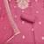 pink embroidered p v silk blend unstitched dress material 