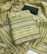 multicolor printed viscose unstitched dress material 