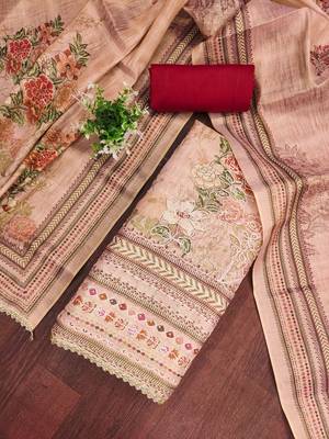multicolor printed viscose unstitched dress material  4