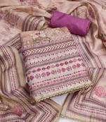 multicolor printed viscose unstitched dress material 
