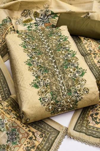 multicolor printed viscose unstitched dress material 
