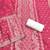 pink weaved silk blend  blend unstitched dress material 