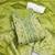 green weaved silk blend  blend unstitched dress material 