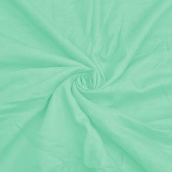 sea green embroidered modal cotton unstitched dress material  3