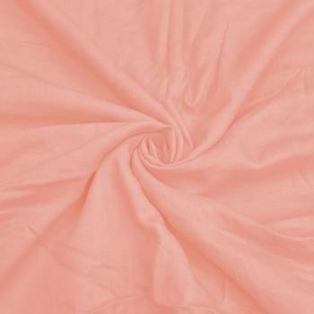 peach embroidered modal cotton unstitched dress material  3