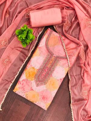 multicolor printed muslin unstitched dress material  4