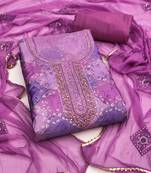 multicolor printed muslin unstitched dress material 