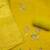 yellow embroidered georgette viscose unstitched dress material 