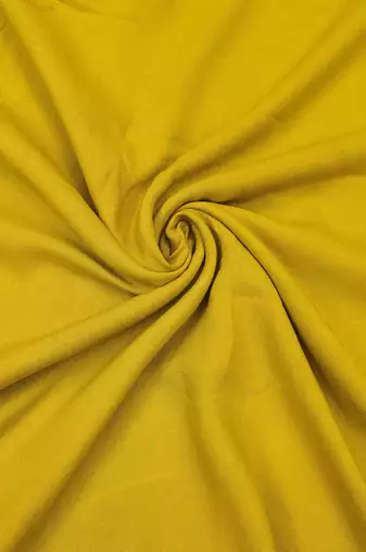 yellow embroidered georgette viscose unstitched dress material 