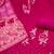 magenta embroidered georgette viscose unstitched dress material 