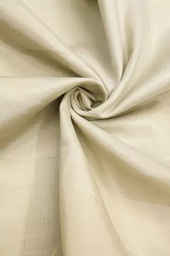beige printed banarasi modal silk blend unstitched dress material 