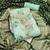 sea green printed banarasi modal silk blend unstitched dress material 