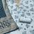 light blue printed banarasi modal silk blend  unstitched dress material 