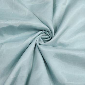 light blue printed banarasi modal silk blend  unstitched dress material  3