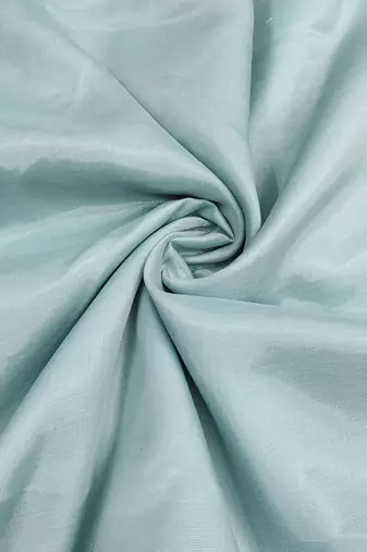 light blue printed banarasi modal silk blend  unstitched dress material 
