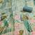 grey printed silk blendunstitched dress material 